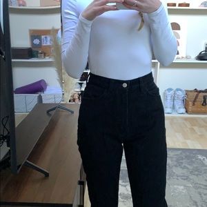 American apparel jeans high waisted jeans
